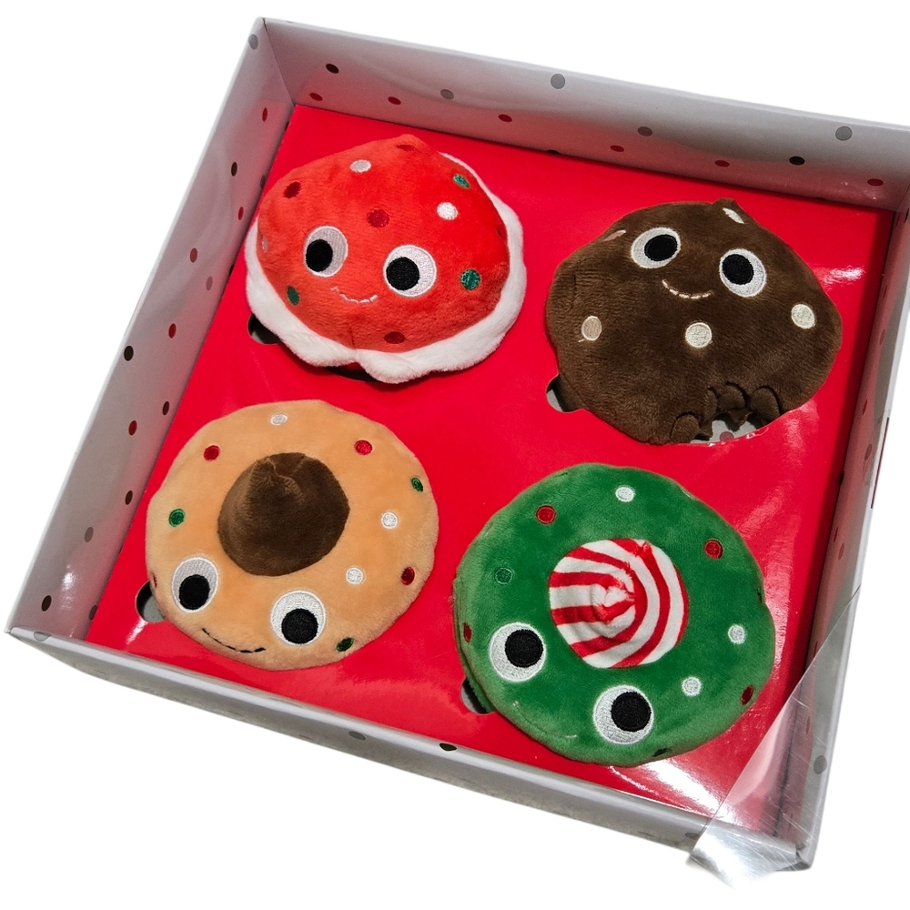 Yummy World Holiday Plush Cookie Ornaments